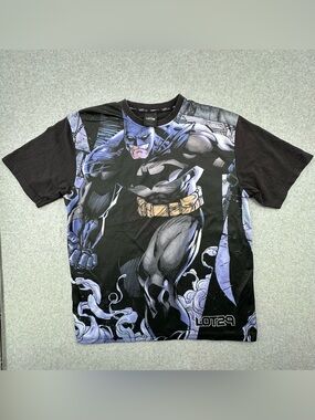 Lot29 Batman Graphic Tee - Black & Purple Men’s Shirt